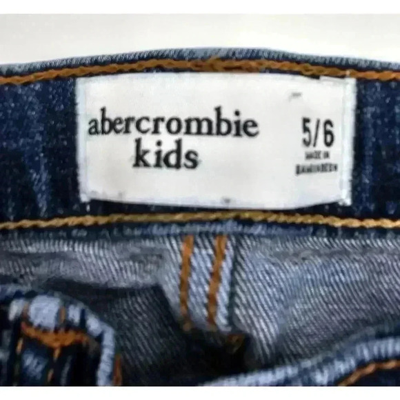 2 Pair Abercrombie Kids Boy's Size 5/6 Jean Shorts - Picture 3 of 7